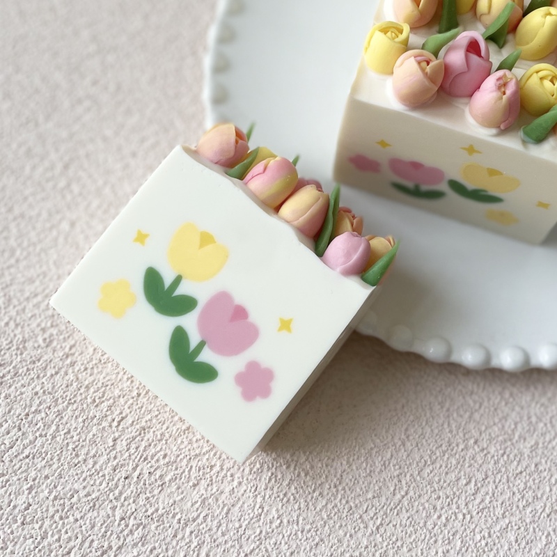 Soap Making Hobby - Cakram ekstruder tanah liat pola bunga