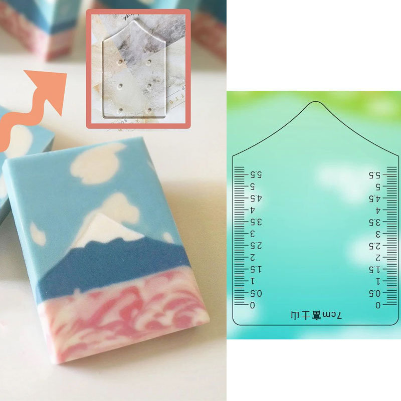 Soap Making Hobby - Perlengkapan pembuatan sabun rusuk pengikis pola