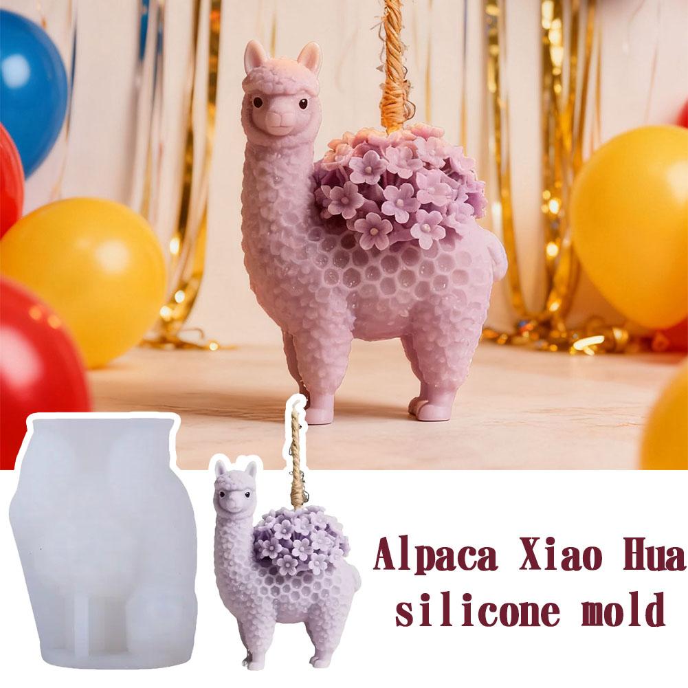 Soap Making Gifts - Cetakan Silikon Alpaca Untuk Pembuatan Lilin