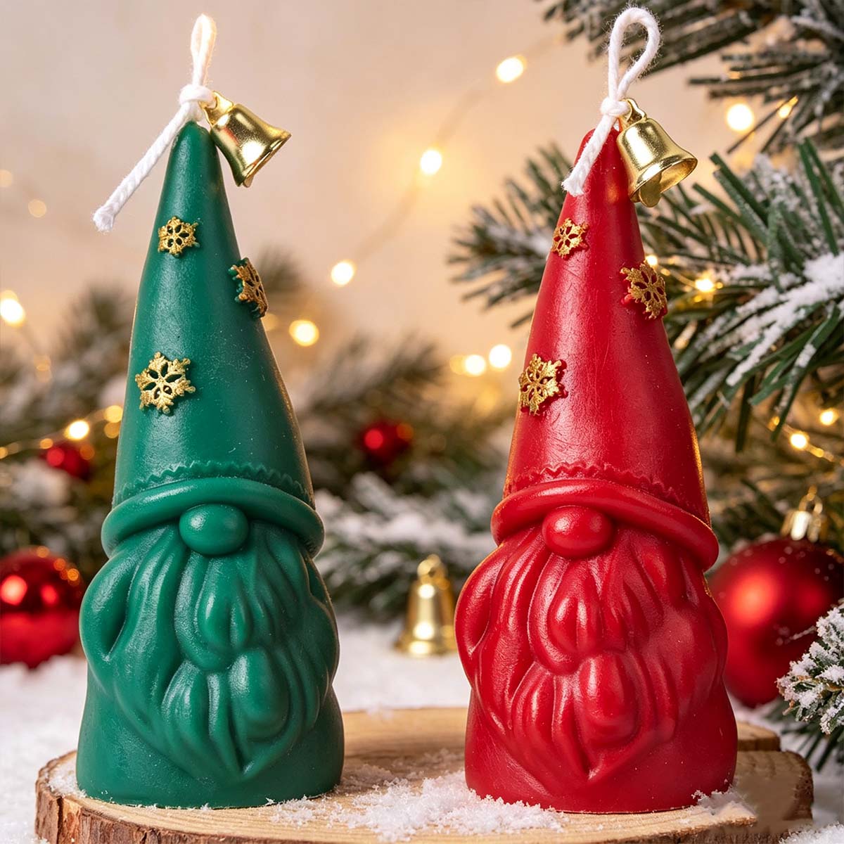 Soap Making Gifts - Cetakan Lilin Silikon Ornamen Natal DIY