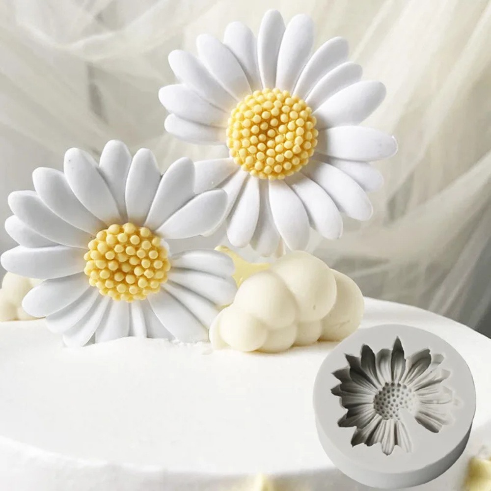 Soap Making Utensils - Cetakan Bunga Daisy 3D Cetakan Silikon