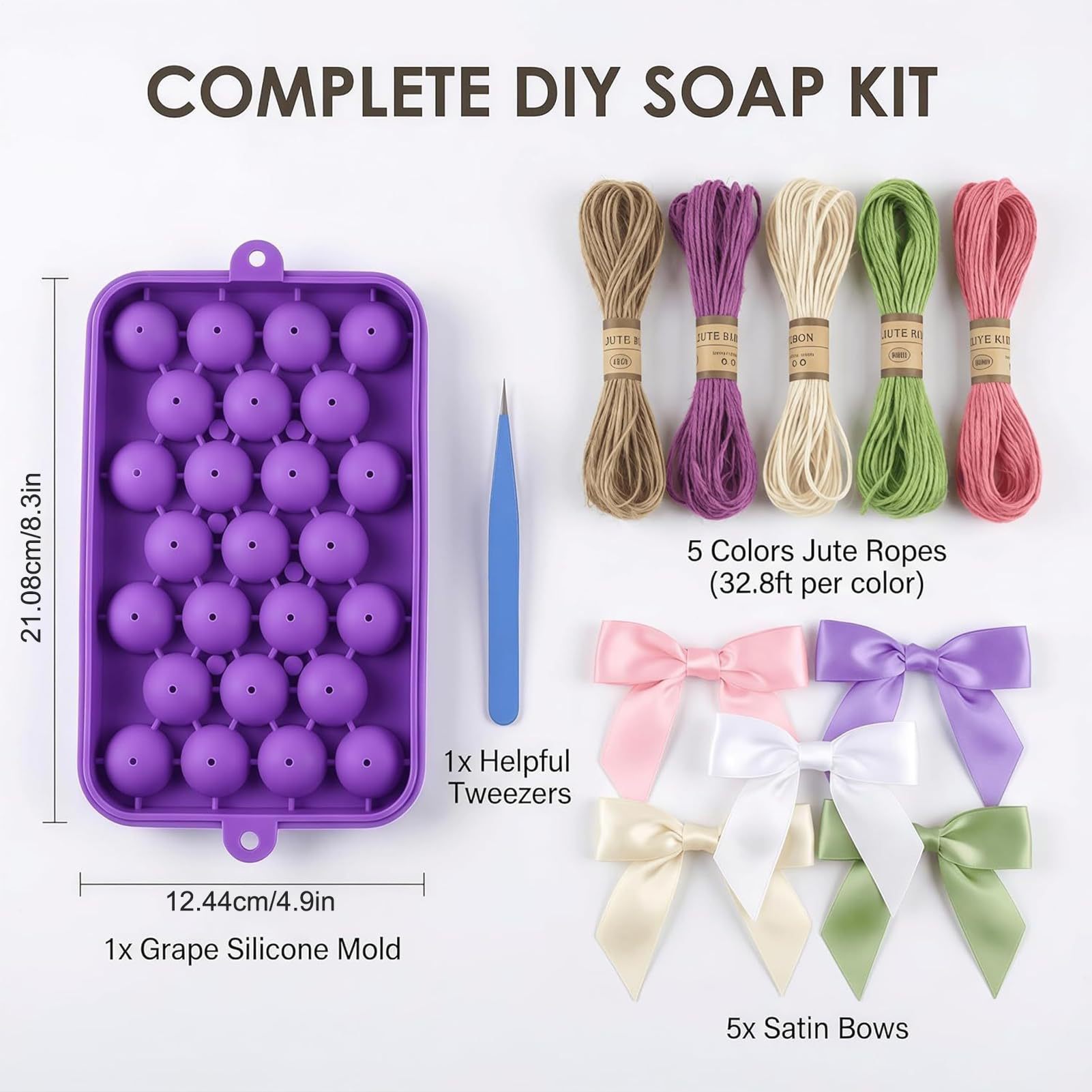 Soap Making Hobby - Cetakan Sabun Anggur Kreatif Perlengkapan Kerajinan