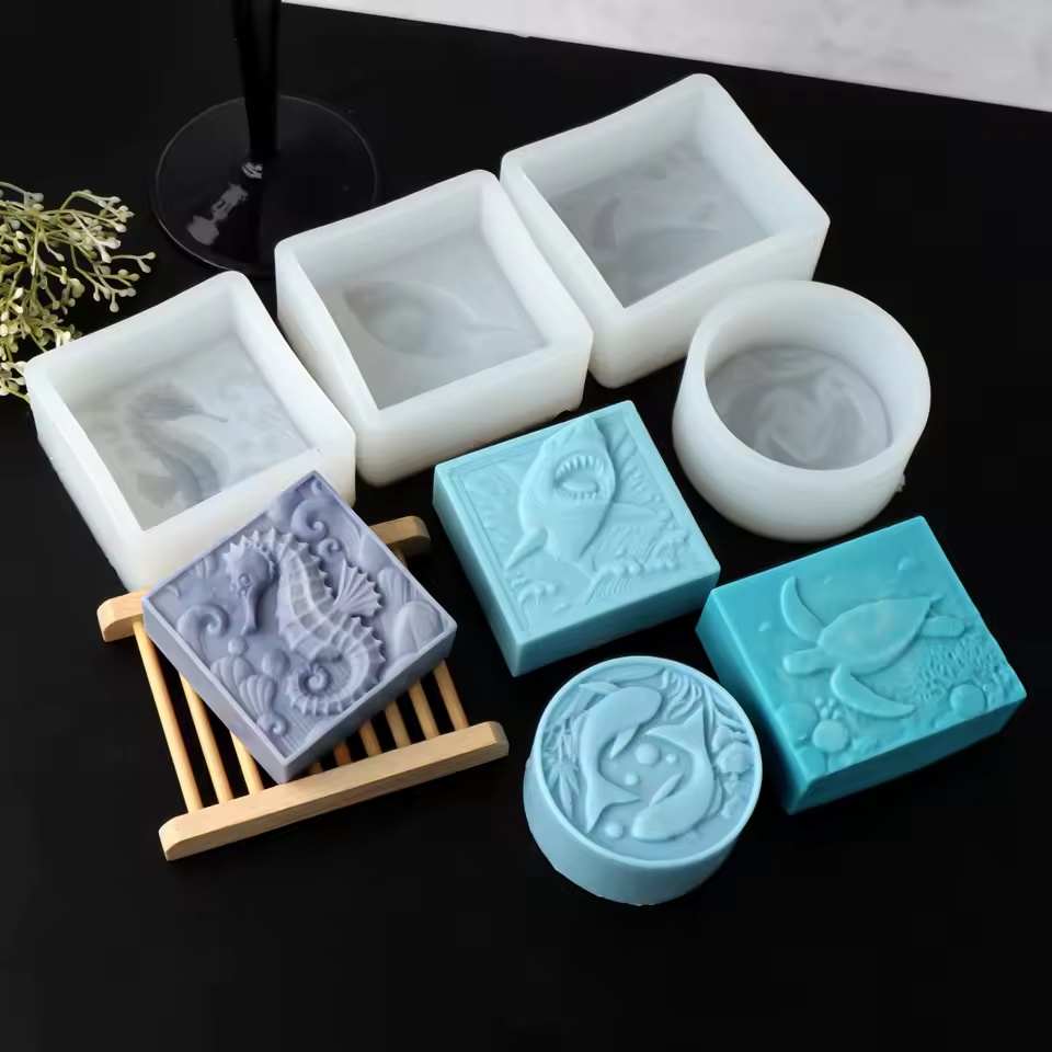 Soap Making Gifts - Cetakan Sabun Silikon Kuda Laut 3D