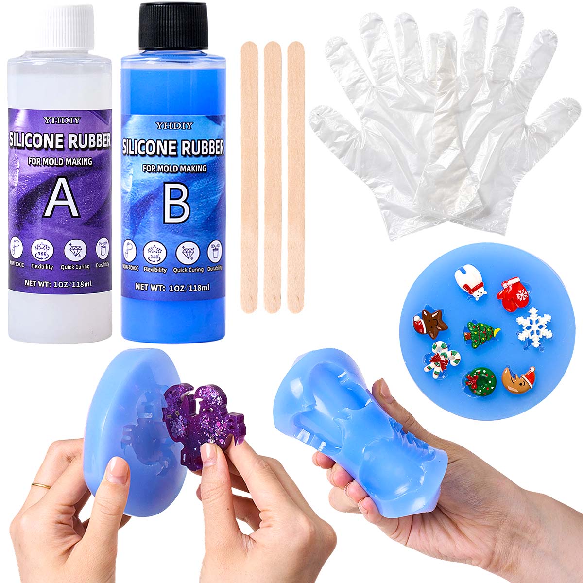Kit Pembuatan Cetakan Silikon  - Soap Making Kit ulasan dan harga