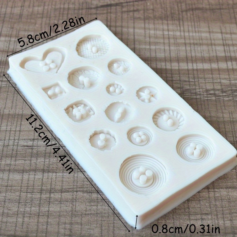 Cetakan Silikon Bentuk Kancing - Soap Making Utensils ulasan dan harga