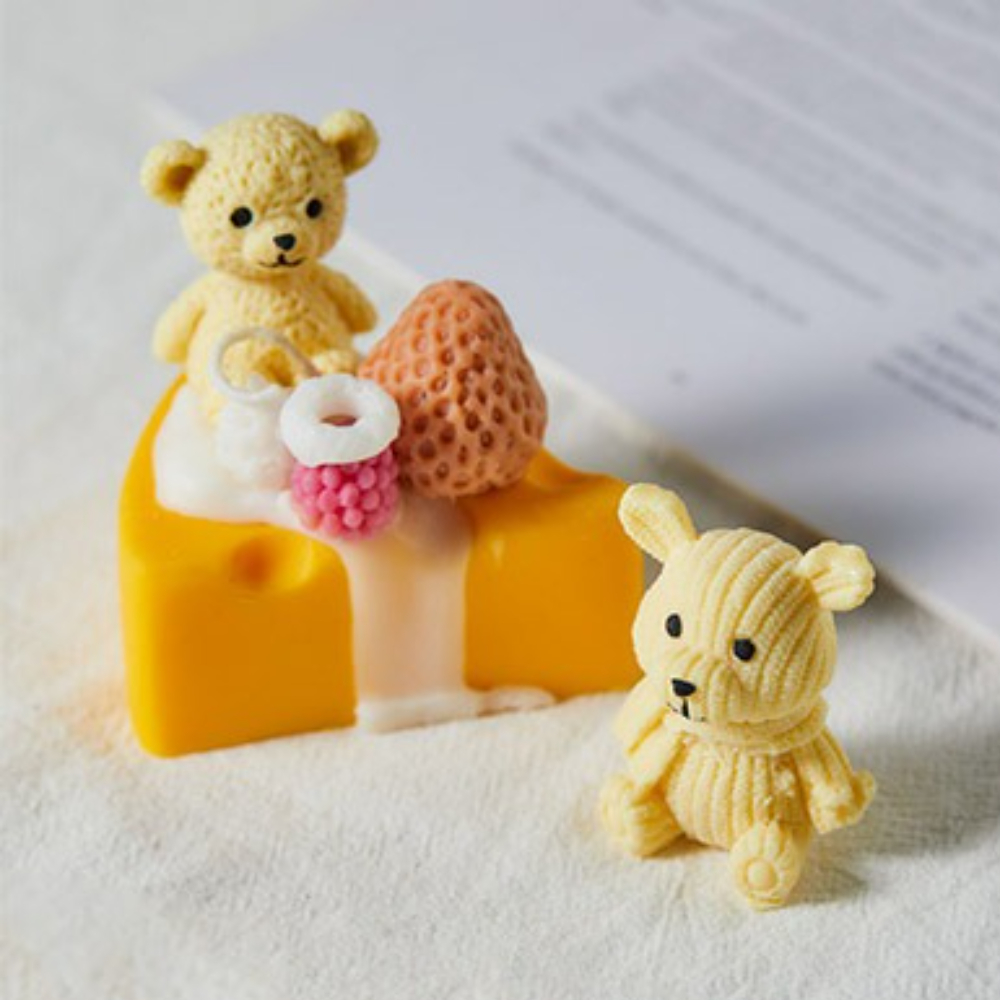 Cetakan Lilin Silikon Beruang  - Soap Making Gifts ulasan dan harga