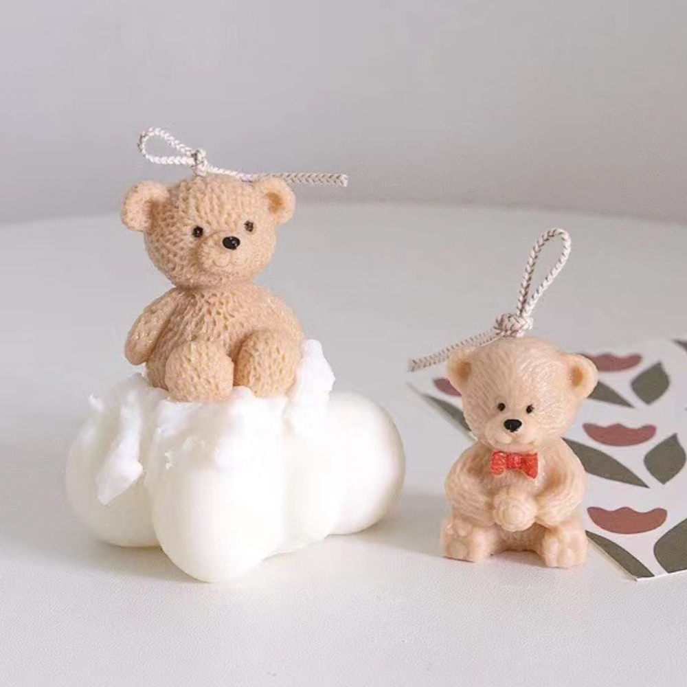 Cetakan Lilin Silikon Beruang  - Soap Making Gifts ulasan dan harga