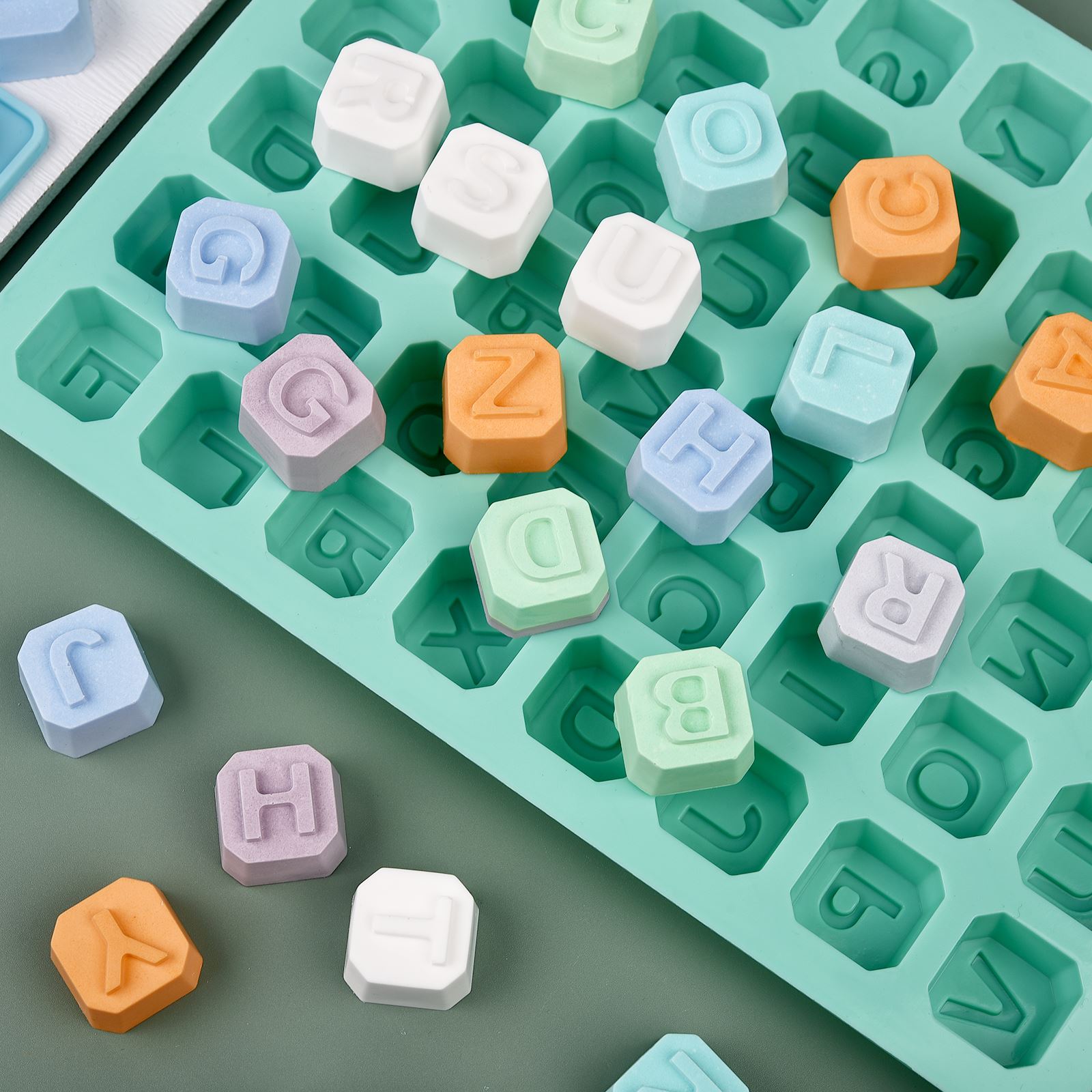 Cetakan sabun silikon huruf al - Soap Making Molds ulasan dan harga