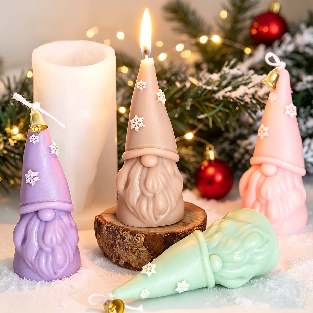 Cetakan Lilin Silikon Ornamen  - Soap Making Gifts ulasan dan harga
