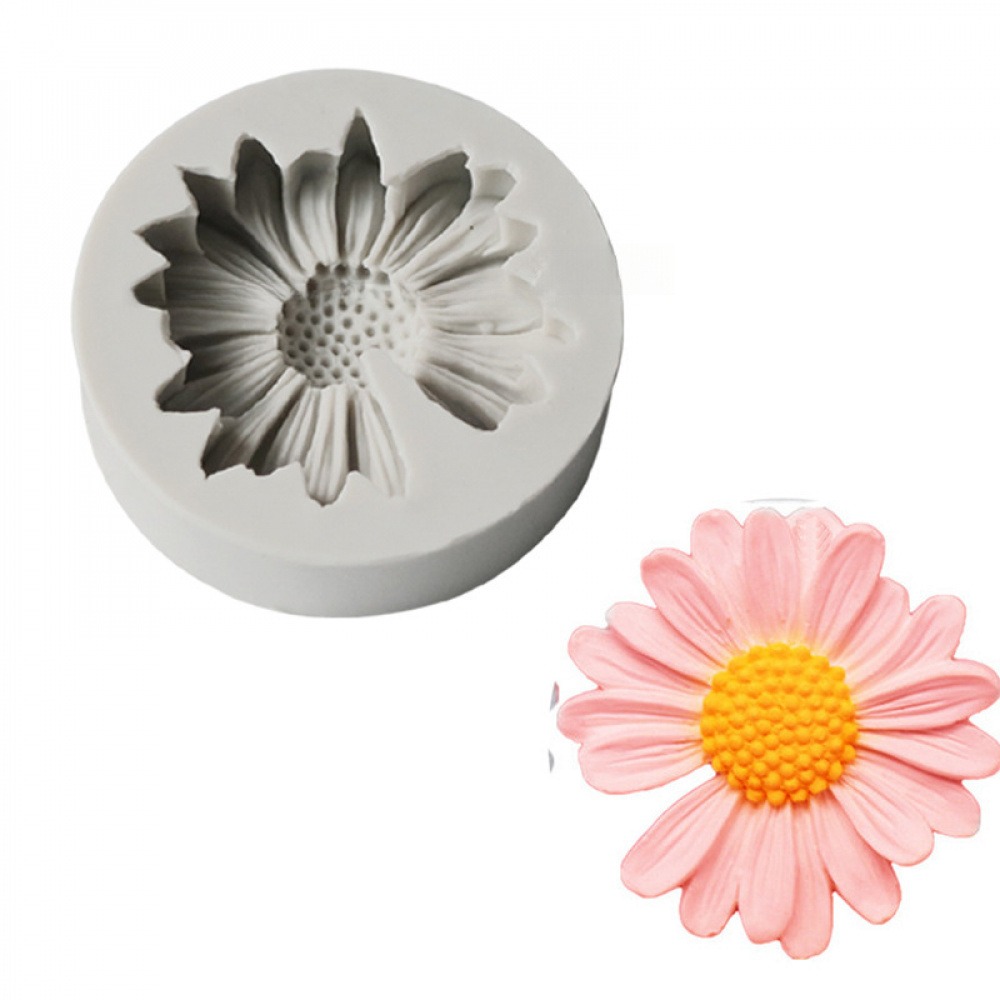Cetakan Bunga Daisy 3D Cetakan - Soap Making Utensils ulasan dan harga