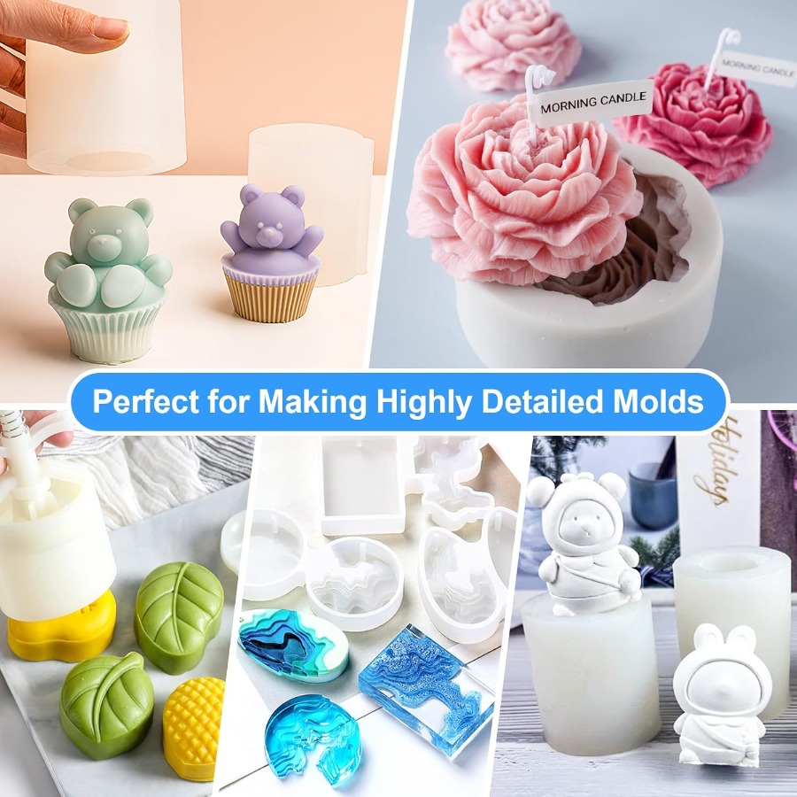 Kit Pembuatan Cetakan Silikon, - Soap Making Molds ulasan dan harga